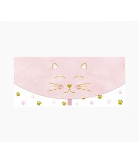 Pictura Tarjeta Money Cards - Tarjeta de Regalo Tipo Sobre Horizontal - Tematica Gatos - 21.3x9.6cm - Embolsada Individualmente 