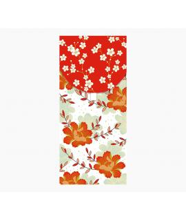 Pictura Tarjeta Money Cards - Tarjeta de Regalo Tipo Sobre Vertical - Tematica de Flores - 9.6x21.3cm - Embolsada Individualment
