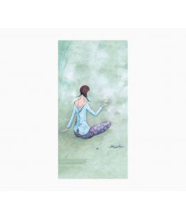 Pictura Gaëlle Boissonnard Tarjeta Doble - Acabado en Barniz de Relieve UV Grueso - Laminado Mate de Tacto Suave - 10.5x21cm - P