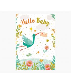 Pictura Tarjeta Zig-Zag - Tarjeta Coleccion Bebes - 15x22cm - Tematica Bebes - Tarjeta Triptica - Incluye Sobre Blanco - Papel c
