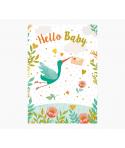 Pictura Tarjeta Zig-Zag - Tarjeta Coleccion Bebes - 15x22cm - Tematica Bebes - Tarjeta Triptica - Incluye Sobre Blanco - Papel c