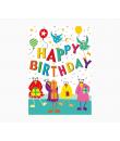 Pictura Tarjeta Zig-Zag - 15x22cm - Tematica Cumpleaños - Triptica sin Envoltorio - Incluye Sobre Blanco - Papel con Certificaci