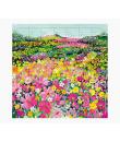 Pictura Tarjeta Puzzle - 15.5x15.5cm - Tematica de Flores - 49 Piezas - Incluye Tarjeta Plegada y Sobre Blanco - Certificacion F