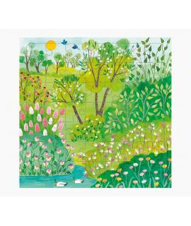 Pictura Tarjeta Puzzle - 15.5x15.5cm - Tematica Parque - 49 Piezas - Incluye Tarjeta Plegada y Sobre Blanco - Certificacion FSC 
