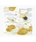 Pictura Tarjeta Puzzle - 15.5x15.5cm - Tematica Grullas - 49 Piezas - Incluye Tarjeta Plegada y Sobre Blanco - Certificacion FSC