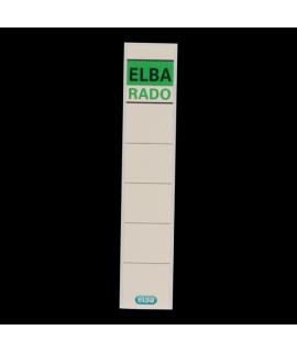 Elba Etiquetas Adhesivas L50mm - Facil de Pegar - Tamaño de 50mm - Ideal para Organización - Color Beige