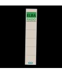 Elba Etiquetas Adhesivas L50mm - Facil de Pegar - Tamaño de 50mm - Ideal para Organización - Color Beige