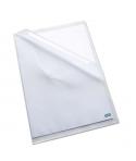 Elba Pack de 10 Dossieres Uñero Standard Folio PP 140 Μicras - Resistente y Duradero - Acabado Piel de Naranja Transparente