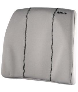Fellowes Smart Suites Respaldo de Espuma Ergonomico - Espuma de Alta Densidad - Correa Ajustable - Color Gris