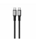 DCU Tecnologic Cable USB 4 Tipo C a USB Tipo C de Carga y Transferencia de Datos - 1m - Carga hasta 240W y Velocidad de 40G - Co