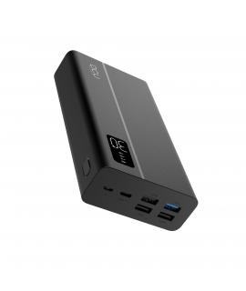 DCU Tecnologic Power Bank 4 Salidas USB Power Delivery 20W + Quick Charge 22.5W 30000Mah - Carga Rapida y Eficiente - Gran Capac