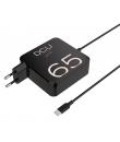 DCU Tecnologic Cargador USB-C 65W Cable Largo - Carga Rapida y Eficiente - Color Negro