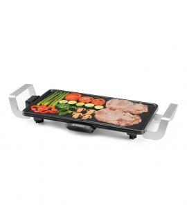 Orbegozo TB 2250 Parrilla de Asado Practica y Segura - Termostato Regulable - Asas de Aluminio de Toque Frio - Superficie de Asa