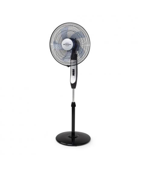 Orbegozo SF 0441 Ventilador de Pie Refrescante - Potente Caudal de Aire - Oscilacion Oval - Altura Regulable - 3 Velocidades - S