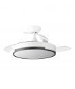 Orbegozo CP 134105 Ventilador de Techo Elegance Eficiente y Silencioso - Aspas Retractiles - Motor DC - Luz LED - Mando a Distan