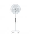 Muvip Ventilador de Pie - 40cm - 45w - Base Reforzada - 3 Velocidad - Color Blanco
