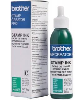 Brother Bote de Tinta Verde para Maquina de Sellos SC2000 20cc