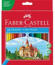 Faber-Castell Classic Colour Pack de 24 Lapices Hexagonales de Colores - Resistencia a la Rotura - Colores Surtidos