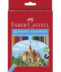 Faber-Castell Classic Colour Pack de 36 Lapices de Colores Hexagonales - Resistencia a la Rotura - Colores Surtidos