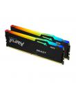 Kingston Fury Beast RGB Memoria RAM DDR5 6000MHz 32GB (2x16GB) CL30 DIMM