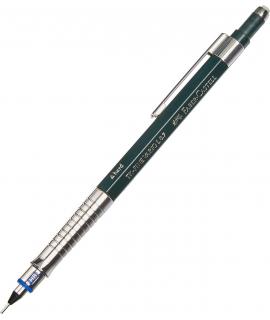 Faber-Castell TK-Fine Vario L Portaminas HB 0.7mm - Con Goma de Borrar - Clip de Metal - Color Verde