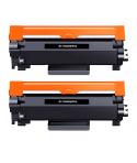 Brother TN2420/TN2410 Negro Pack de 2 Cartuchos de Toner Genericos