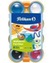 Pelikan Acuarelas Kids - Pocillos Separables - Pincel Jumbo Incluido - Faciles de Diluir - Resistentes a la Luz - Caja con Pesti