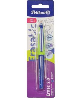 Pelikan Roller Erase 2.0 Boligrafo - Empuñadura Ergonomica Antifatiga - Duracion Larga de la Tinta - Cuerpo del Mismo Color de E