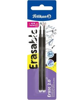 Pelikan Blister 2 Erase 2.0 Recambio - para Lapiz Borrador Erase 2.0 - Color Negro
