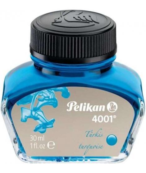Pelikan Tinta 4001 No.78 - Frasco 30 ml - Asegura el Perfecto Funcionamiento de la Estilografica - Color Turquesa