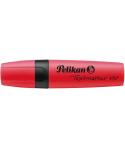 Pelikan Subrayador Textmarker 490 - Base de Agua - 3 Anchos de Trazo - Color Rojo Fluorescente