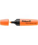 Pelikan Subrayador Textmarker 490 - Base de Agua - 3 Anchos de Trazo - Color Naranja Fluorescente
