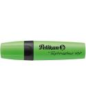 Pelikan Subrayador Textmarker 490 - Base de Agua - 3 Anchos de Trazo - Color Verde Fluorescente
