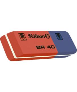 Pelikan Caja de 40 Gomas BR40 - Doble Funcion para Tinta y Lapiz - Alta Calidad - Resistente - Precision en el Borrado - Color A