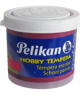 Pelikan Tempera Escolar Frasco 40ml - Facil de Usar - Ideal para Actividades Escolares - Color Magenta