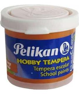 Pelikan Tempera Escolar Frasco 40ml - Facil de Lavar - Ideal para Actividades Escolares - Color Naranja