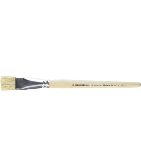 Pelikan Pincel Serie 613F N. 18 - Pelo Natural - para Colores Pastosos - Oleo, Acrilico y Tempera - Mango de Madera