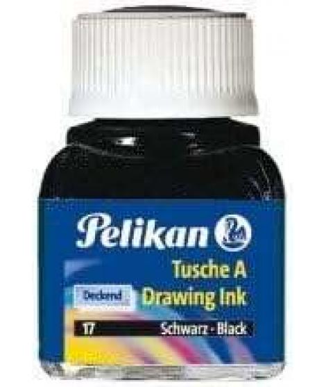 Pelikan Tinta China 523 10ml - Alta Calidad - Resistente al Agua - Ideal para Dibujo y Caligrafia - Color Siena Tostada