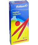 Pelikan Lacre 60/10 para Paquetes - Ideal para Sellar Paquetes de Forma Segura - Color Rojo