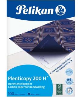Pelikan Paquete de 100 Papel de Calcar Plenticopy 200H - Alta Calidad - Ideal para Copias Limpias - Resistente y Duradero - Colo