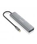 Aisens Hub USB 3.2 Gen1 5G USB-C - USB-C/M-1xUSB-C PD100W/H-1xUSB-C/H-3xUSB-A/H - 15cm