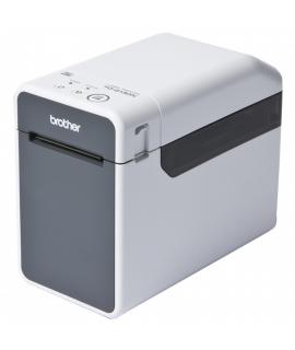 Brother TD-2135N Impresora Termica de Etiquetas USB, LAN - Resolucion 300ppp - Velocidad 152,4mms - Color Blanco/Gris