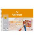 Canson Basik Bloc de Dibujo de 20 Hojas A3 150gr - Medidas 32.5x46cm - Color Blanco
