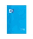 Oxford School Classic Cuaderno de Recambio - Tamaño A4 - Tapa Blanda - Encolado - Cuadricula 5x5 - 80 Hojas - Color Turquesa