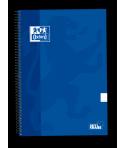 Oxford School Classic Cuaderno Espiral Tapa Extradura Write&Erase - Folio 1 Linea con Margen - 80 Hojas - Color Azul Marino