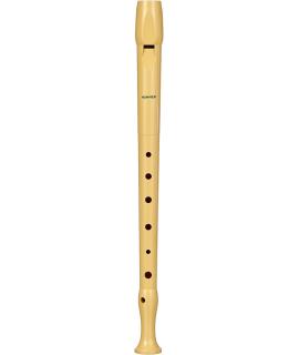 Hohner Flauta Dulce - Fabricada en Plastico - Ideal para los mas Pequeños - Incluye Funda - Color Crema