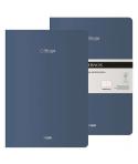 Dohe Officer Cuaderno Notebook A4 40 Hojas Lisas - Papel Ahuesado 90 g/m2 - Tapa en Cartulina 300g/m2 - Color Azul