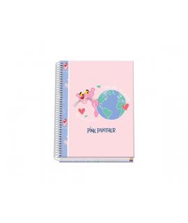 Dohe Cuaderno Espiral Tapa Dura A5 - 162x210mm - Cubierta Carton Forrado - Espiral Metalico Blanco - 100 Hojas Offset 90g Microp