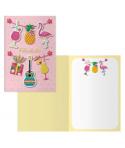 Dohe Pack de 6 Tarjetas de Felicitacion de Cumpleaños - 11.5x17cm - Impresion a Todo Color - Estampaciones con Pelicula de Color