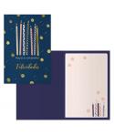 Dohe Pack de 6 Tarjetas de Felicitacion de Cumpleaños - 11.5x17cm - Impresion a Todo Color - Estampaciones con Pelicula de Color